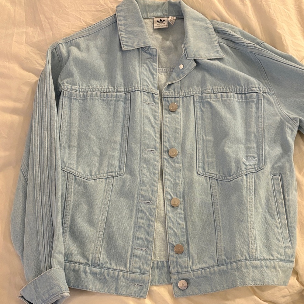 Adidas Light Blue Denim Jacket